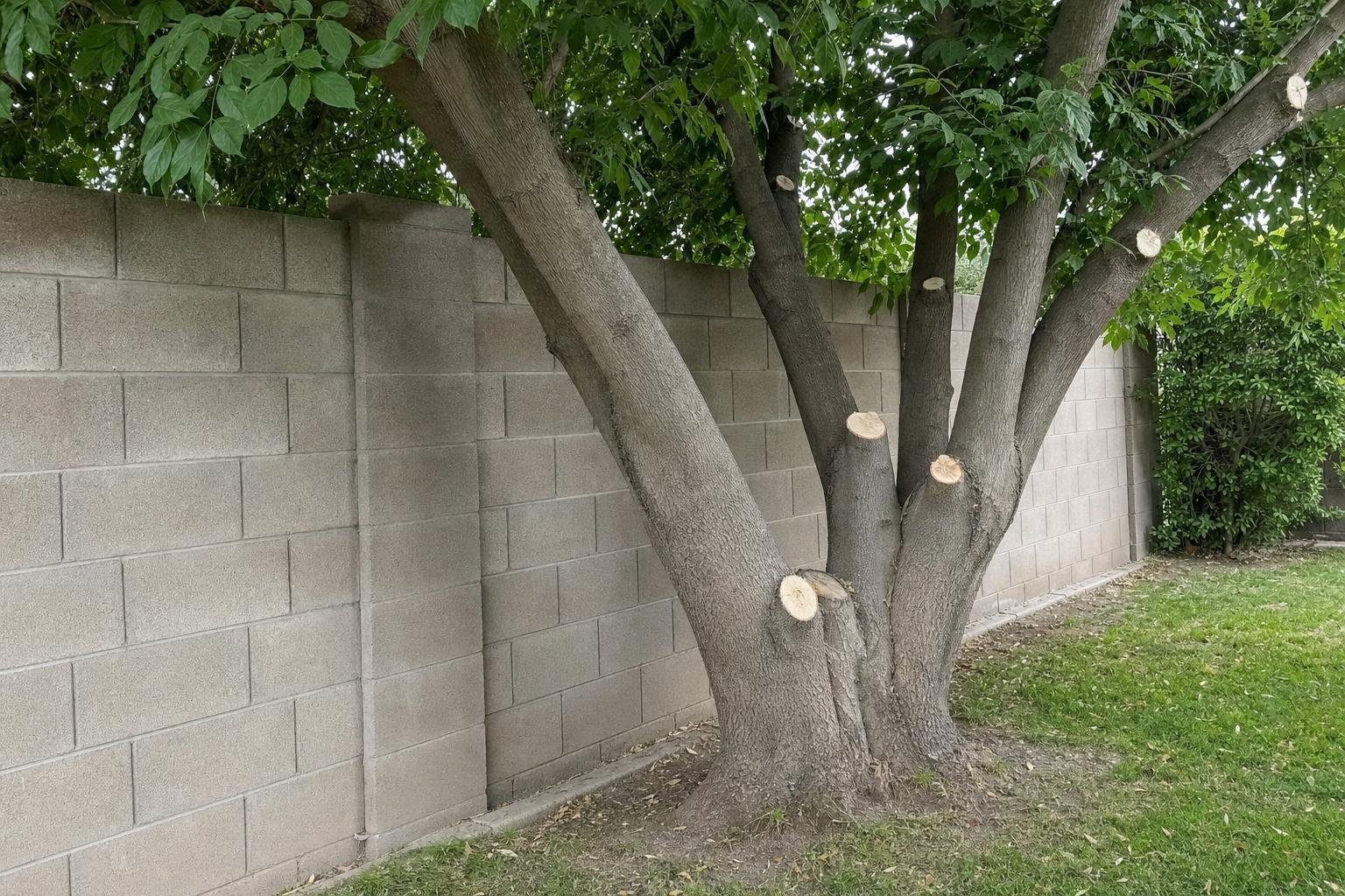 Tree service cost guide, example photo
